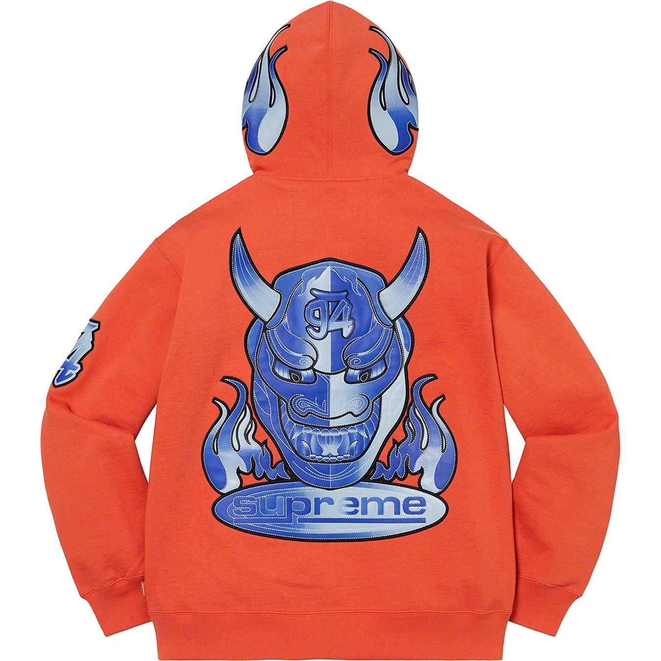 Demon Zip Up Hooded Sweatshirt view 10